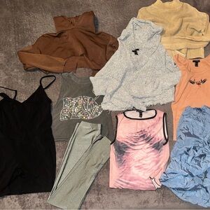 Women bundle clothes variety sizes